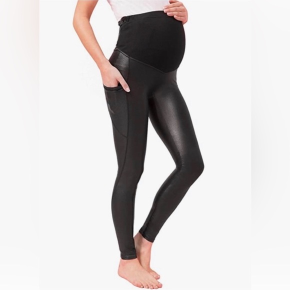 Tagoo Pants - Maternity Leggings Pregnancy Pants with Pockets Maternity Clothes